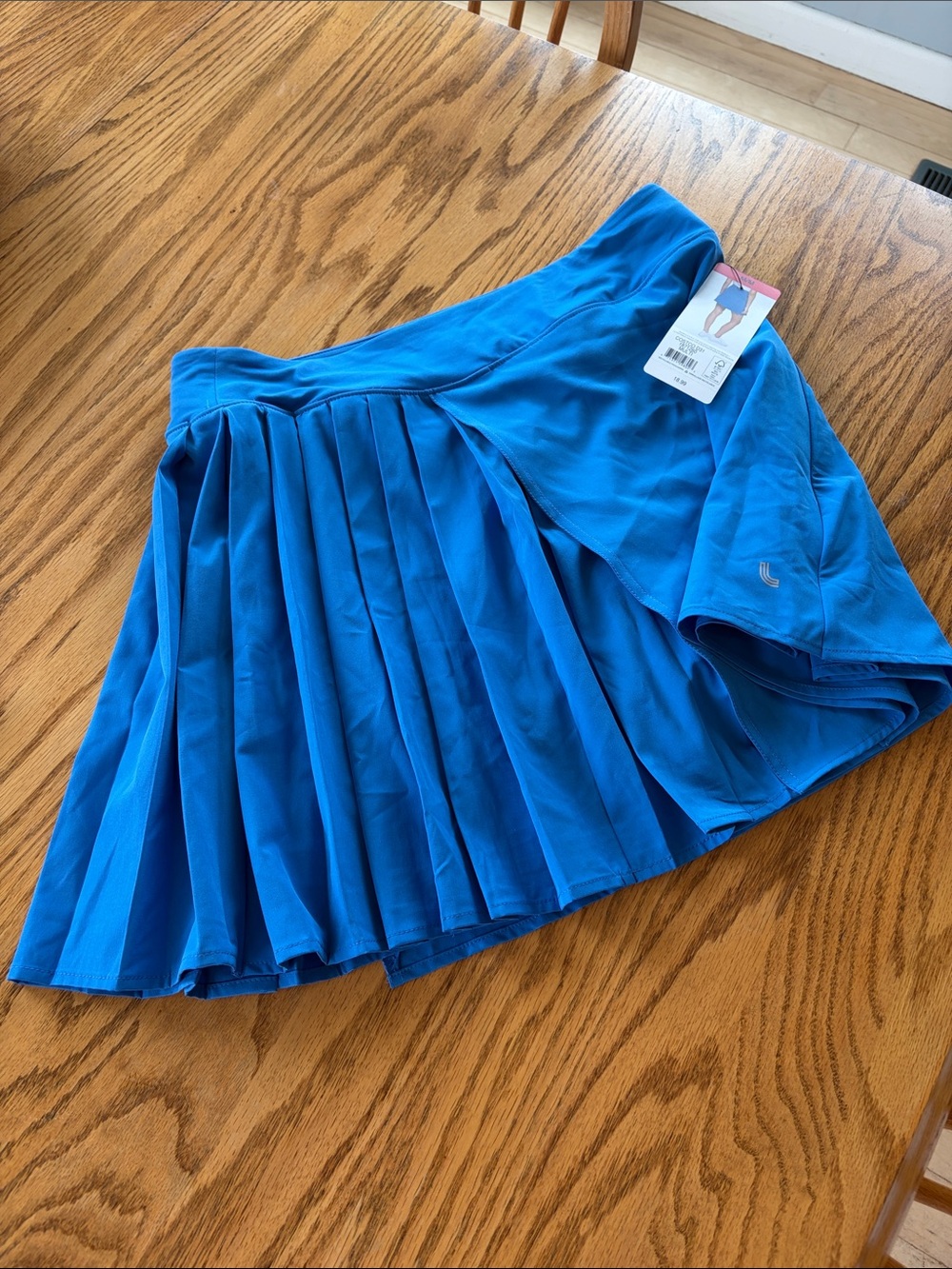Lole Bright Blue Pleated Skort